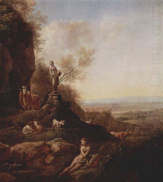 Johann Christian Klengel Italienische Landschaft oil painting picture